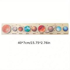 Solar System 8 Planet Puzzle Matching Board for Kids