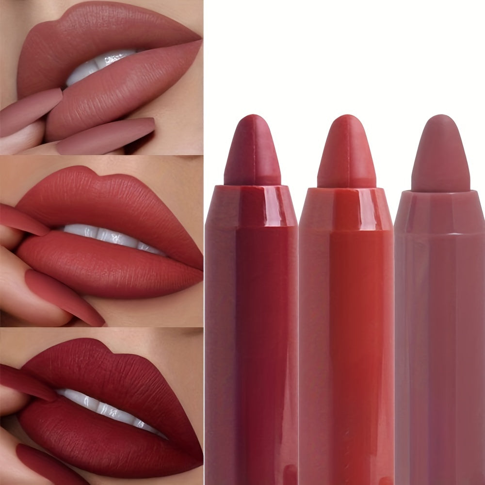 12-Color Matte Lipstick Long Lasting Smudge-Proof Lip Gloss