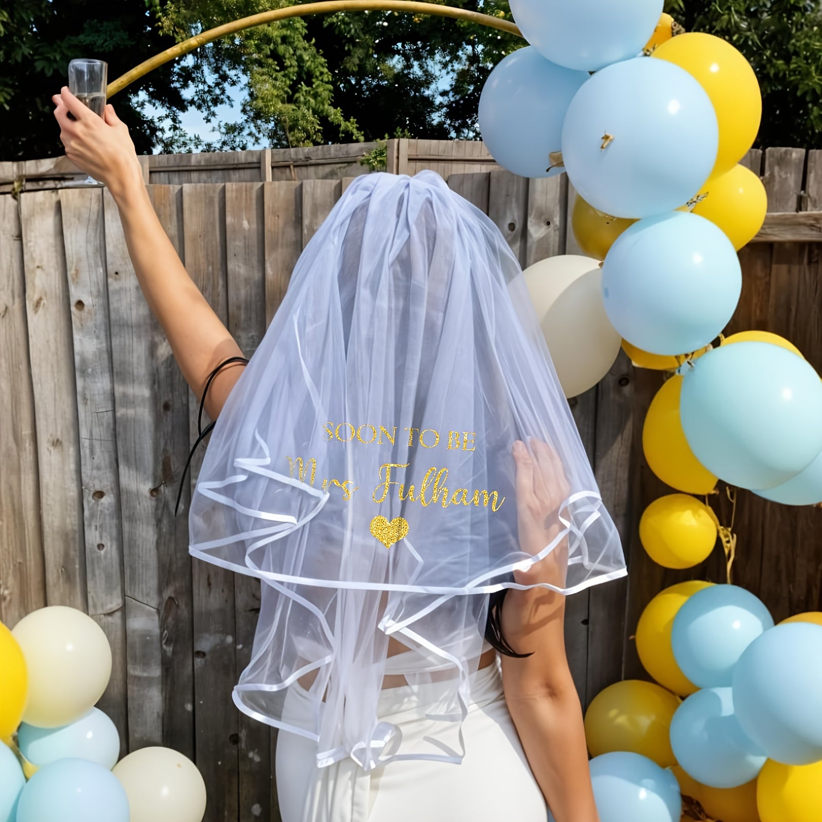 Personalized Bridal Veil - Custom Wedding Veil for Brides
