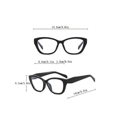 Cat Eye Anti Light Glasses For Women Men Clear Lens Myopia Glasses