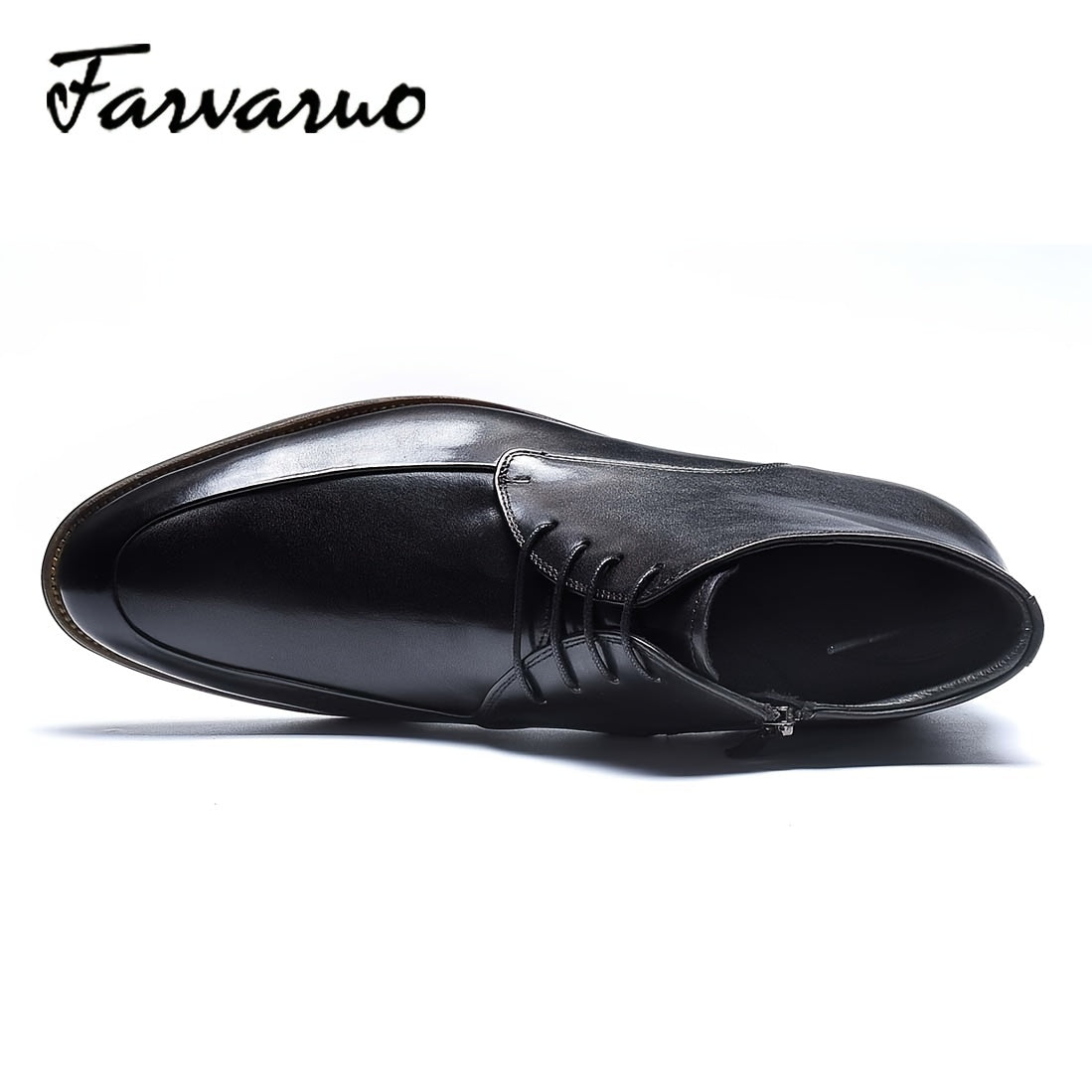 FARVARWO Men's Leather Chukka Boots