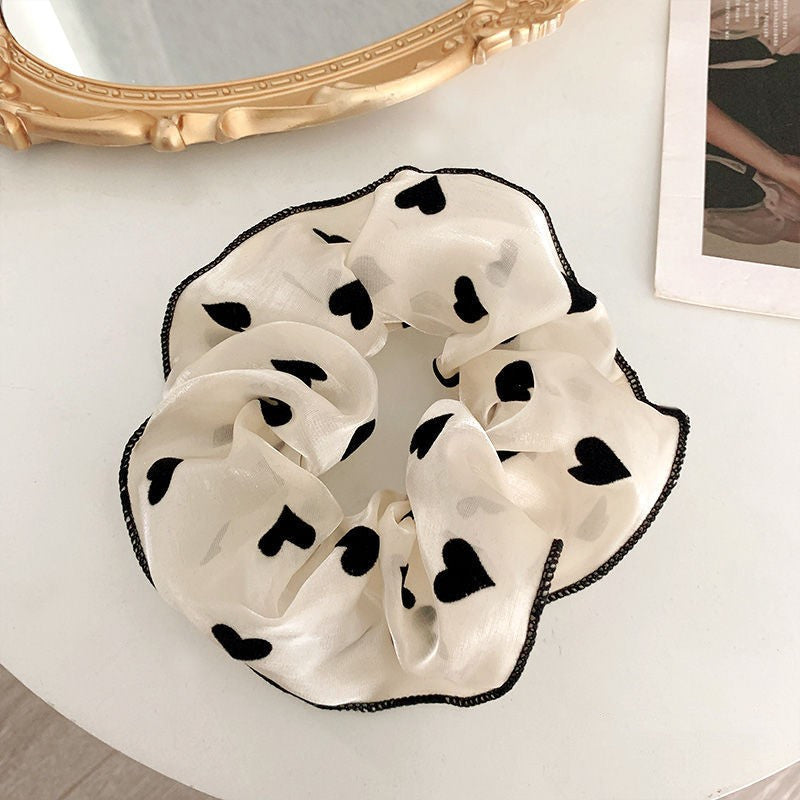 Large Satin Silk Hair Accessories Hair Ties Elastic Hair Ring Scrunchies