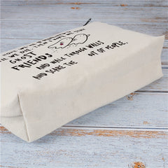 Women Friendship Cosmetic Makeup Bag For Friends Bff Birthday Christmas Gift