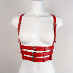 3-Layer Chest Harness Belt for Women Gothic Corset
