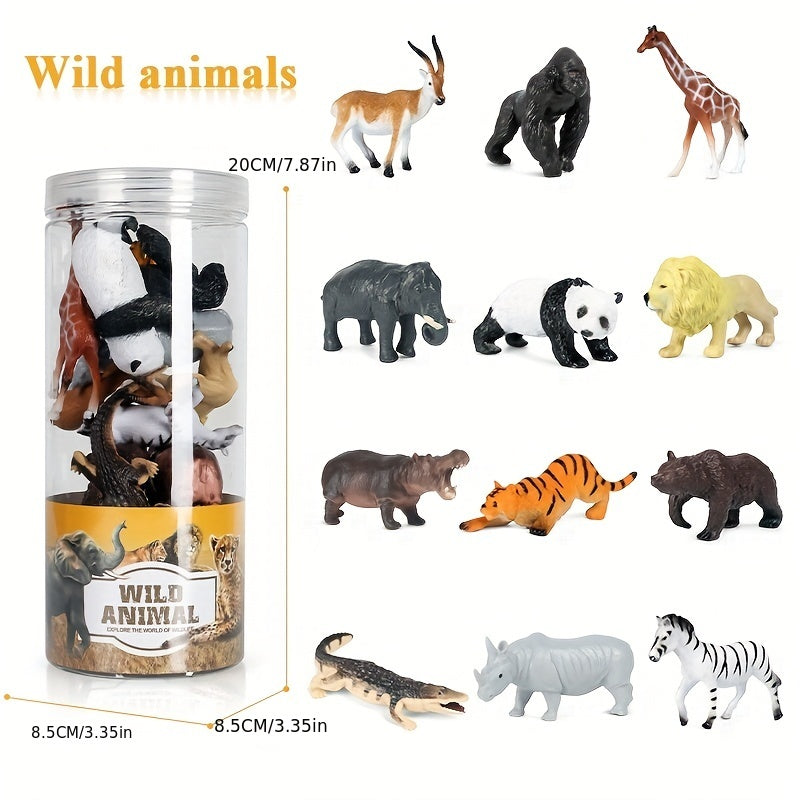Mini Dinosaur Marine Animal Model Toy Set