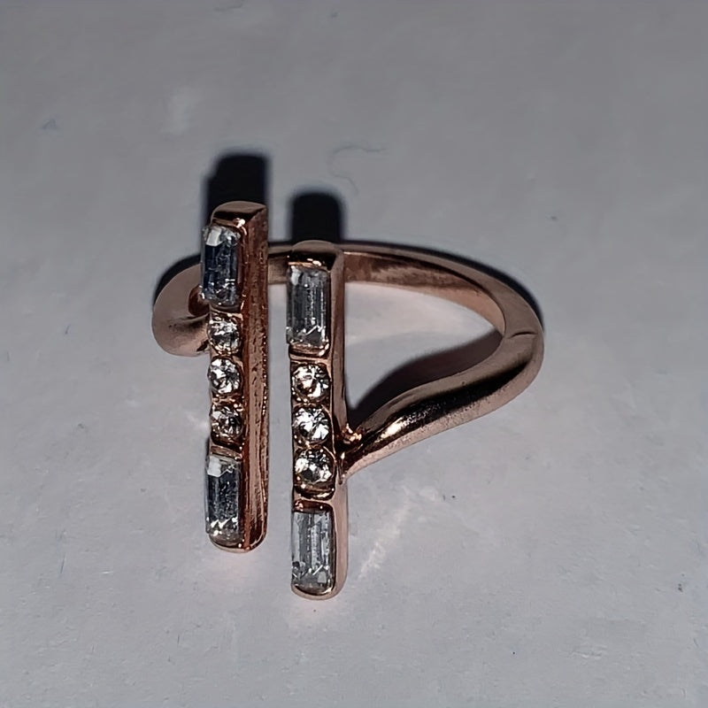 1 Pc Engagement Ring Style Finger Ring For Women & Girls
