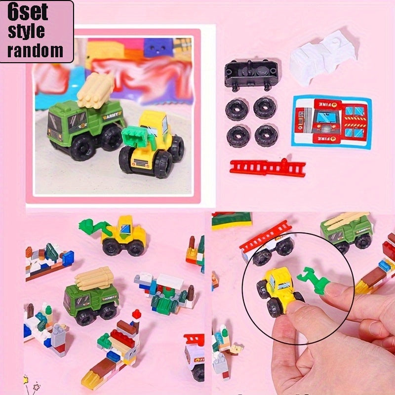 Small Car Building Blocks Toy Puzzle - Parent Child Interactive Toy