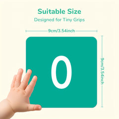 Alphabet Number Learning Cards Educational Flashcards for Kids Interactive Game