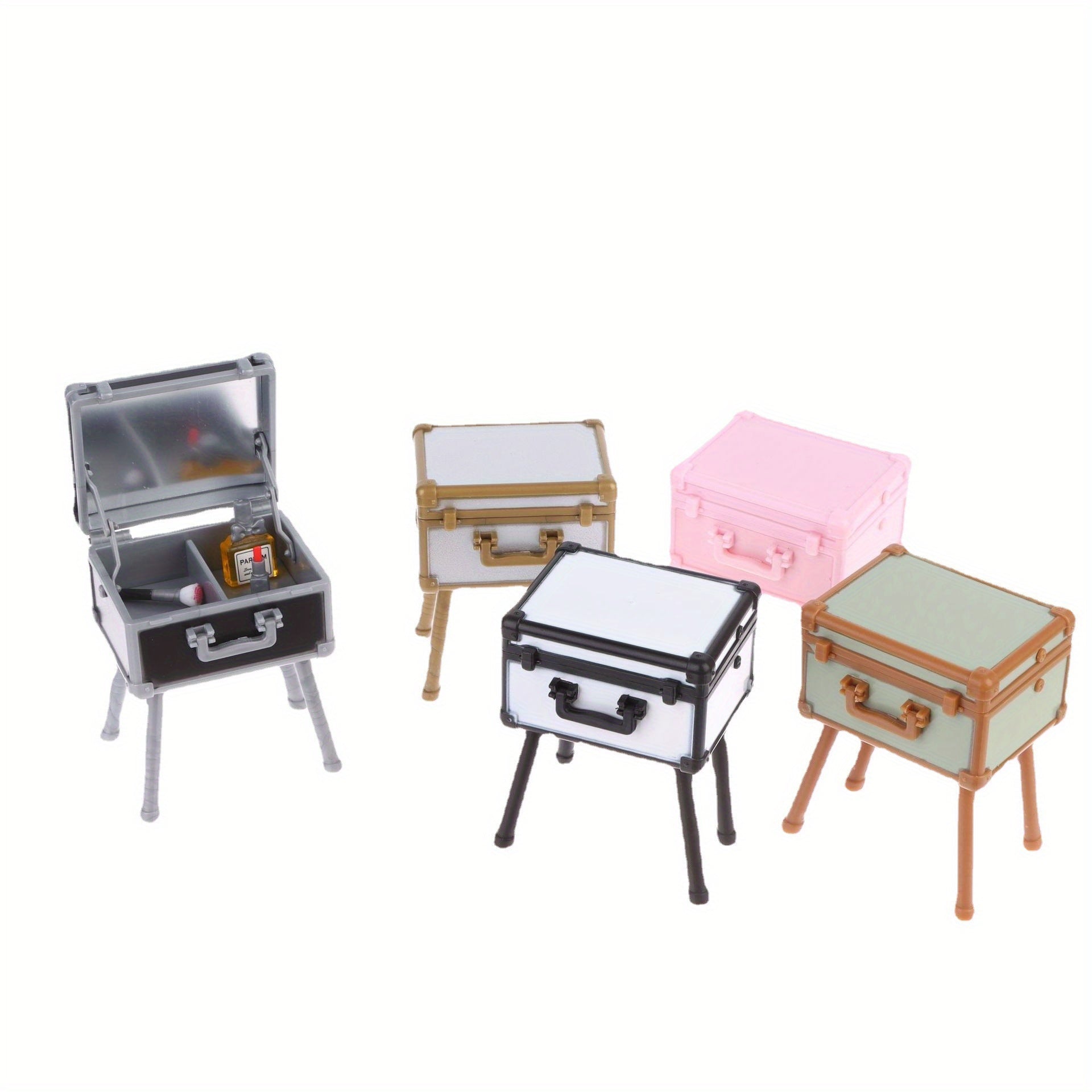 1:12 Scale Dollhouse Scene with Cosmetic Accessories Set