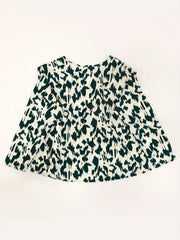  Leopard Print V Neck Cut Out Top