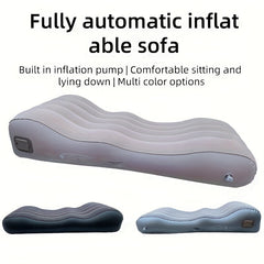 Portable Automatic Inflatable Sofa Bed Outdoor Camping Lying Chair Air Cushion