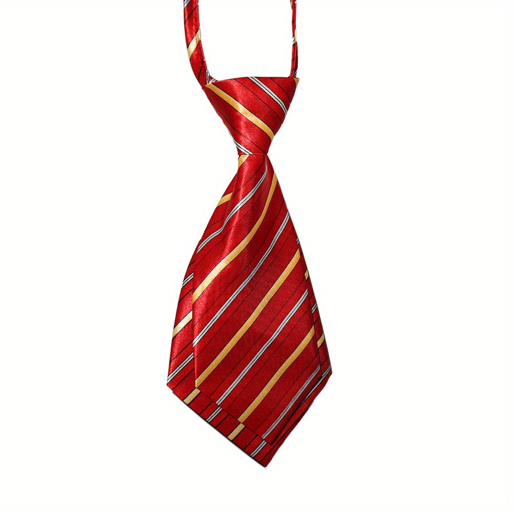 Kindergarten School Uniform Double Slice Ties Red Cloth Accessory Suit