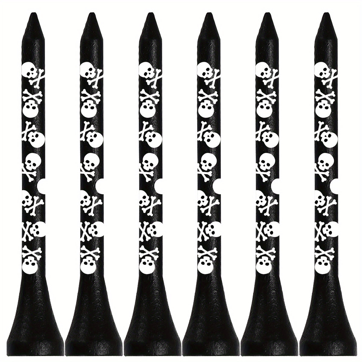 30 Golf Skull Studs Tee Ball Holder 83mm Size