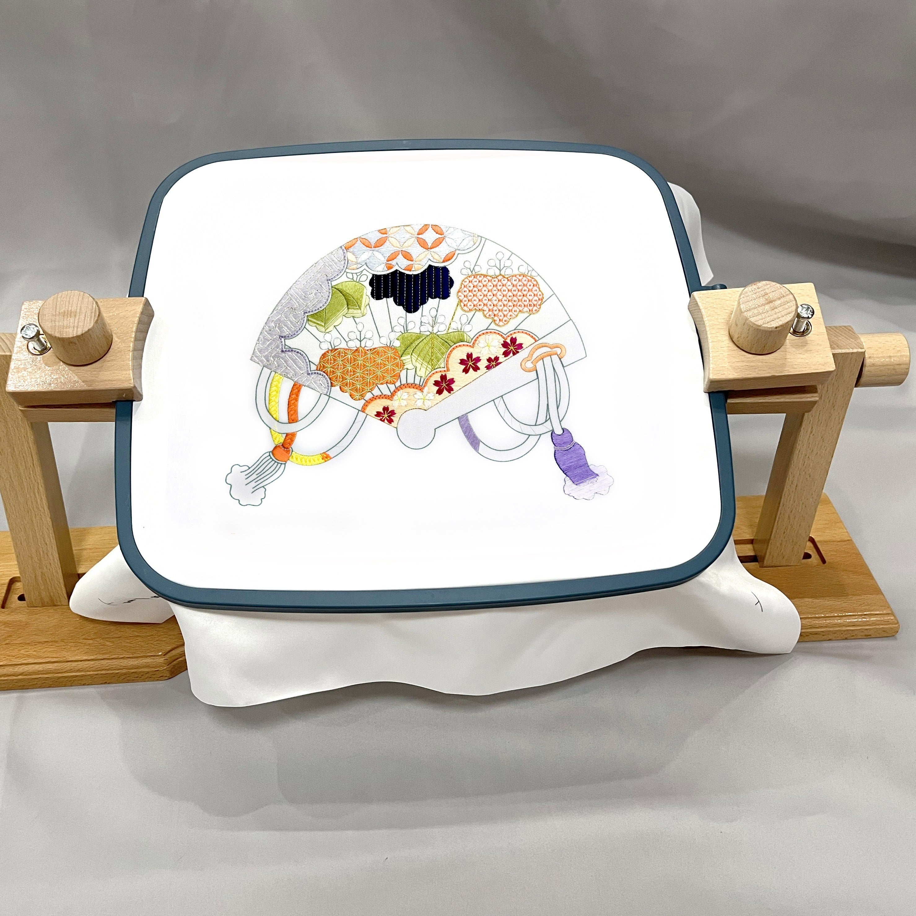 Wooden Adjustable Embroidery Stand Multifunction Hoops Holder