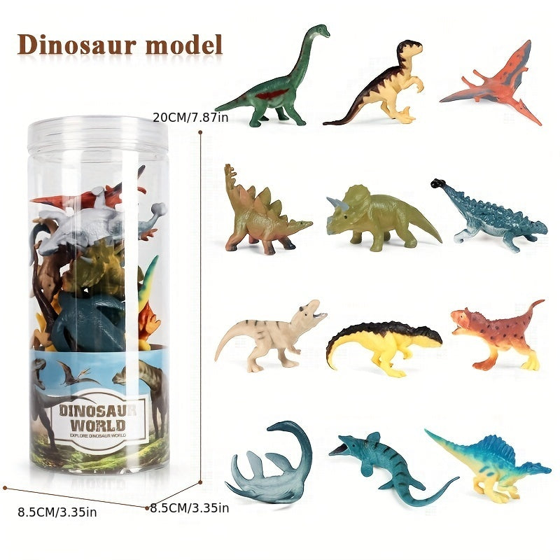 Mini Dinosaur Marine Animal Model Toy Set