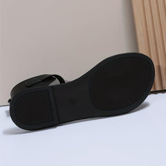 Women's Flat Sandals Ankle Buckle Strap Lightweight Summer Shoes