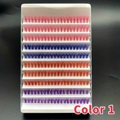 200pcs Cluster Lashes Individual Eyelashes Extension Natural Soft Fans DIY Lash
