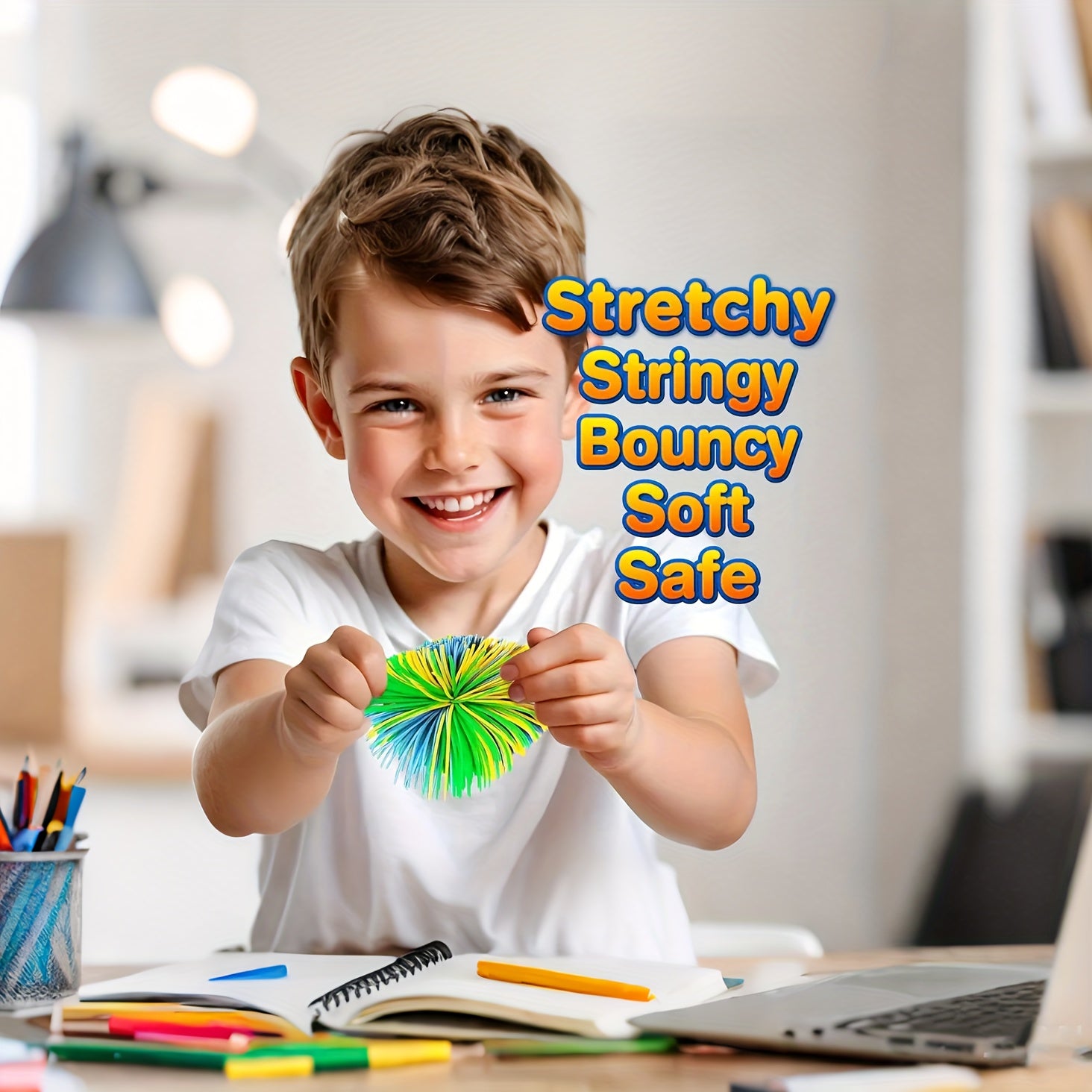 Colorful Sensory Play Balls Soft Bouncy & Elastic Plastic Balls