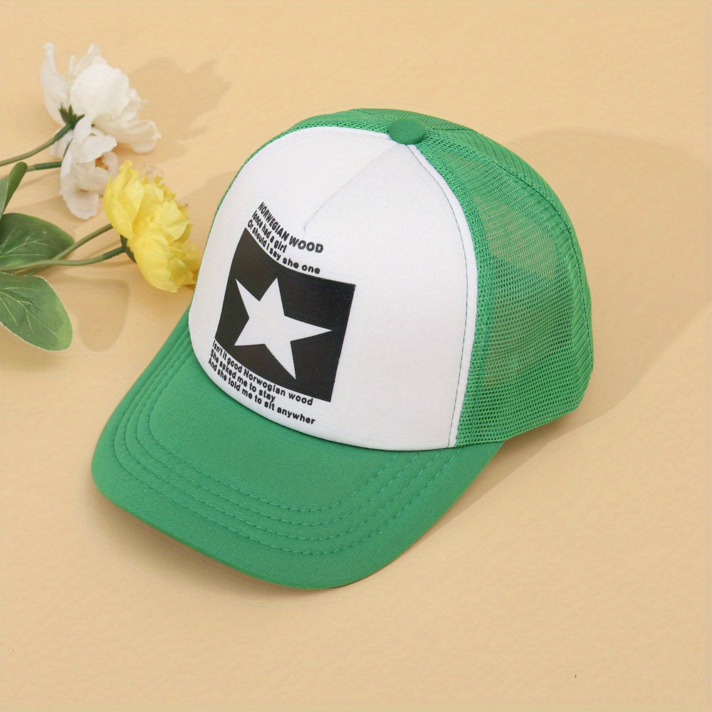 Pentagram Baseball Cap Sunscreen Trucker Hat