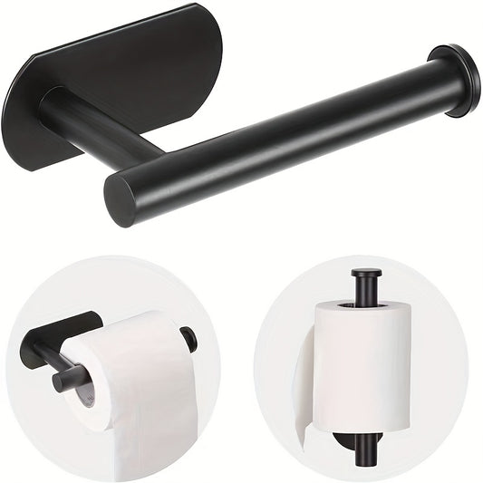 Toilet Paper Roll Holder Stainless Steel Adhesive No Drilling Matte