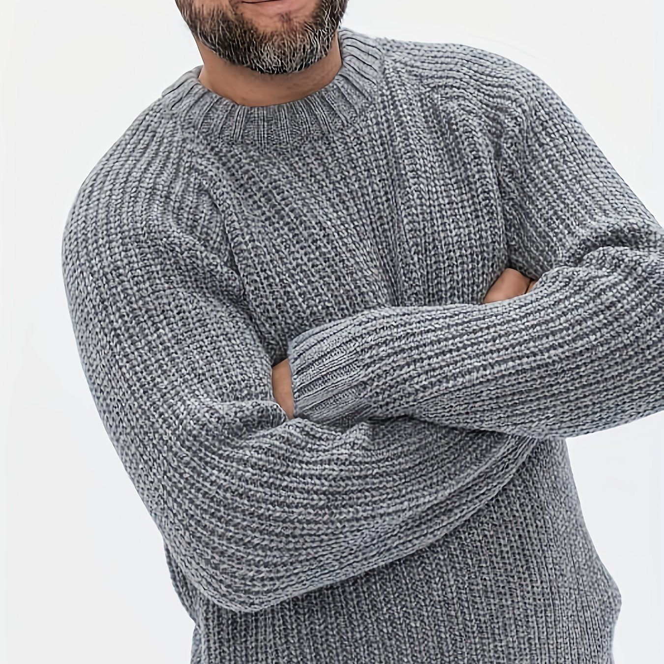 Men's Thermal Knitted Pullover Sweater