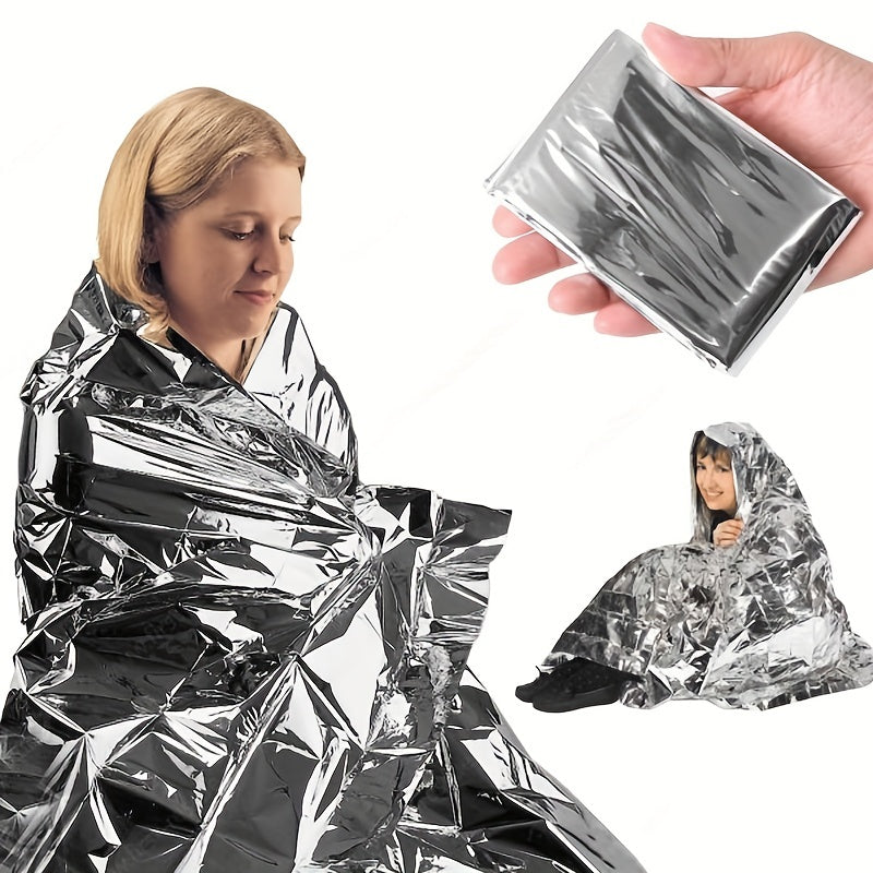 5pcs Emergency Survival Blanket for Outdoor Camping Hiking