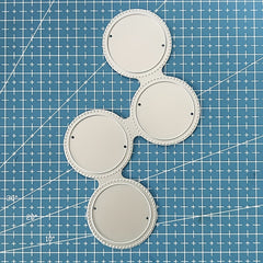 Round Frame Metal Cutting Dies Stencil for Card Making DIY Scrapbooking