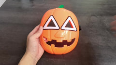 Halloween Pumpkin Mask: Luminous Sounding, Masquerade Tricky Props