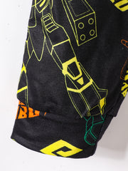 Boy's Robot Pattern Outfit 2pcs Set POWER ROBOT Print Kid's Clothes