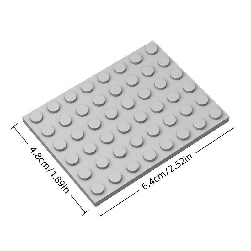 6x8 Building Block Base ABS Material DIY Stacking Toy Set