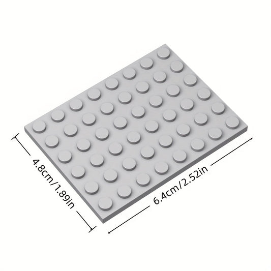 6x8 Building Block Base ABS Material DIY Stacking Toy Set