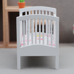 12 Dollhouse Dwarf Bed for Kids Room Scene