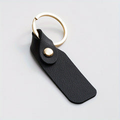 Men's Leather Twist Key Chain Keyring Bag Ornament