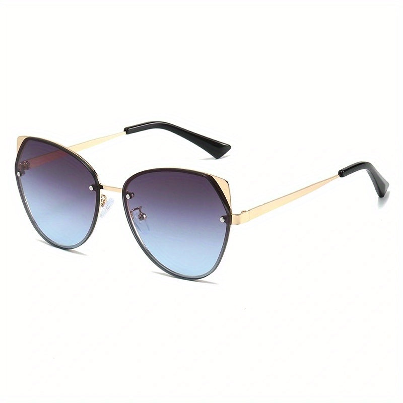 Cat Eye Ombre Lens Sunglasses UV400