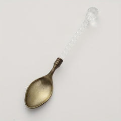 Crystal Handle Coffee Spoon Stirring Dessert Tea Tableware Kitchen Supplies