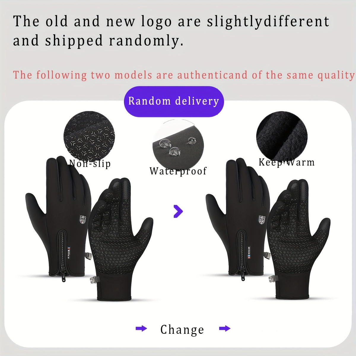 Coldproof Windproof Sports Gloves Cycling Skiing Winter Warm Gloves