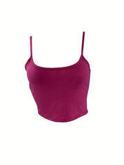 4 Pack Basic Crop Tops Sleeveless Cami Summer Essentials