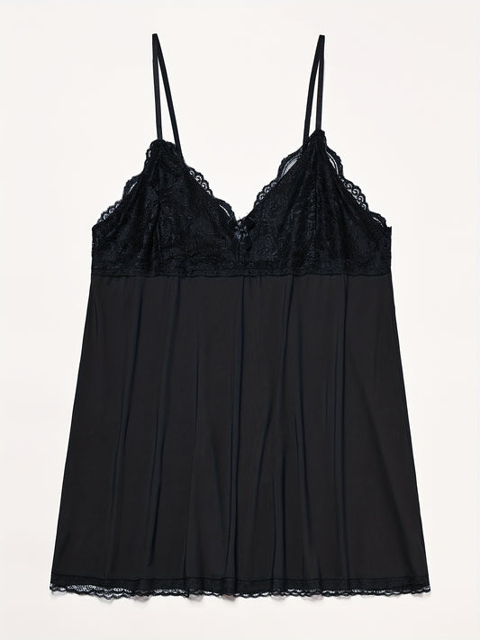  Nightgown Women's Plus V Neck Slip Dress Babydoll Nightdress
