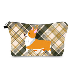 Corgi Dog Makeup Bag Toiletry Storage Pouch