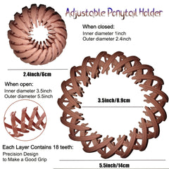 Bird Nest Shape Magic Hair Clip Hair Holder