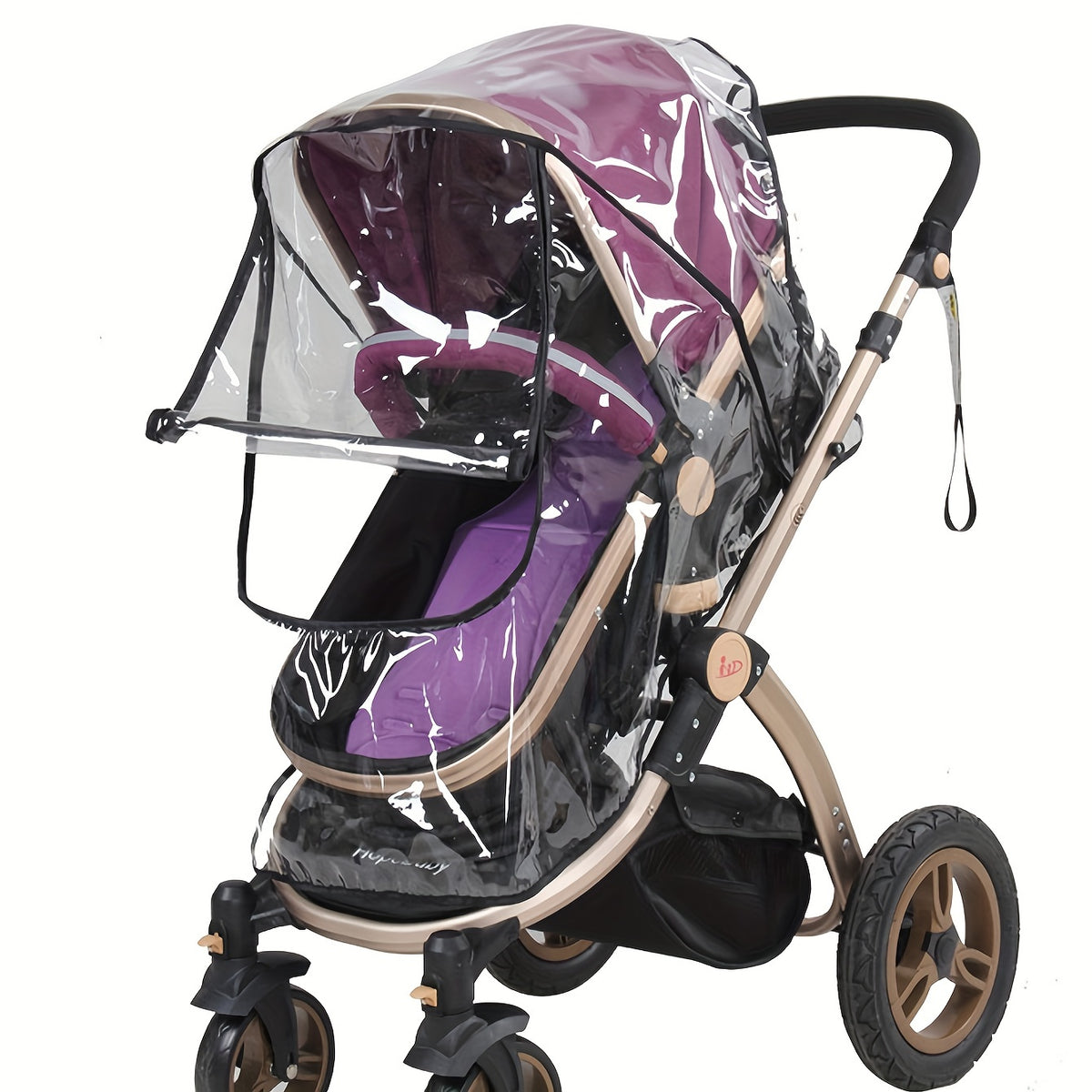 Universal Fit Stroller Rain Cover High Landscape Stroller Windproof Cover