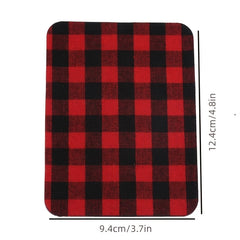 DIY Hand Elbow Knee Repair Patch Plaid Denim Shirt Coat Elbow Patch Pants