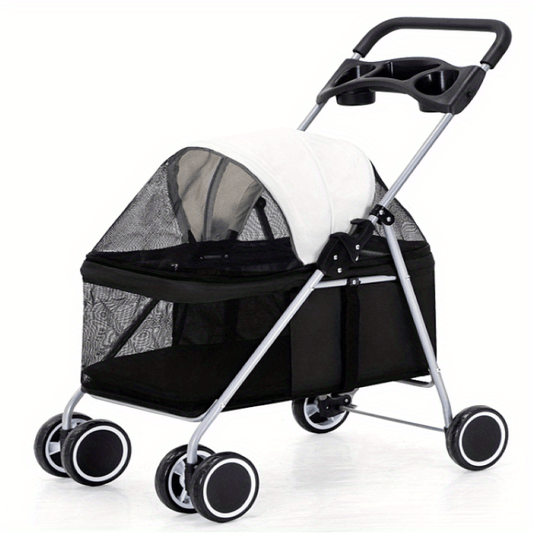 Portable Outdoor Dog Stroller For Small & Medium Pets