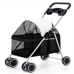 Portable Outdoor Dog Stroller For Small & Medium Pets