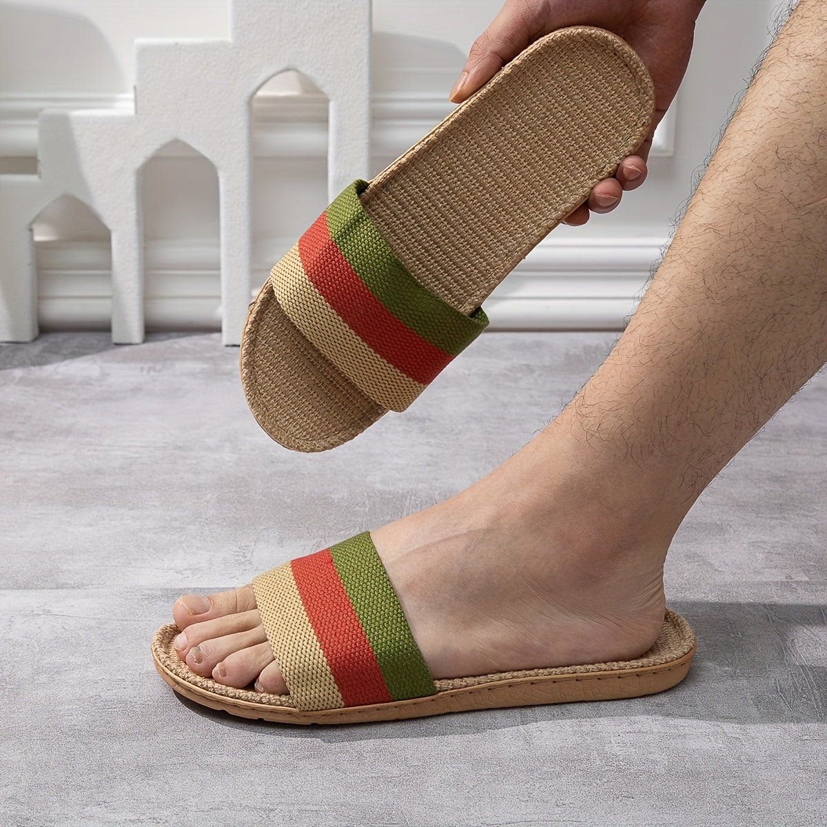Men's Slip On Slides Assorted Colors Slippers