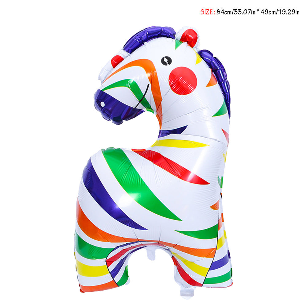 Clown Head Balloon Foil Helium Supported Carnival Balloons