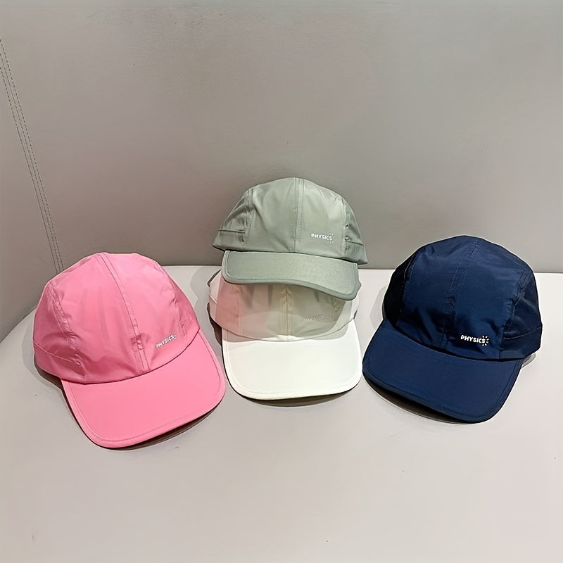 Quick Dry Peaked Cap Sun Protection Baseball Cap For Girls