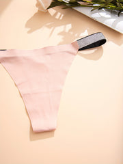 Solid Thongs Soft & Comfy Intimates Panties Women's Lingerie