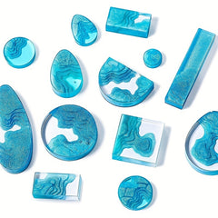 Island Resin Pendant Silicone Molds for DIY Craft Making