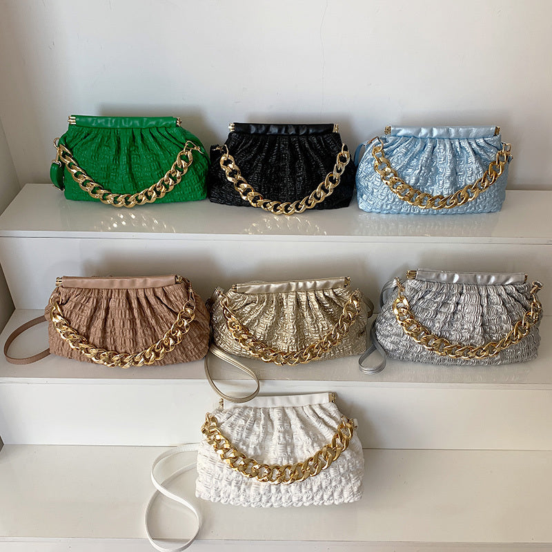 Fashionable Chain Decor Shoulder Bag Crossbody Bag